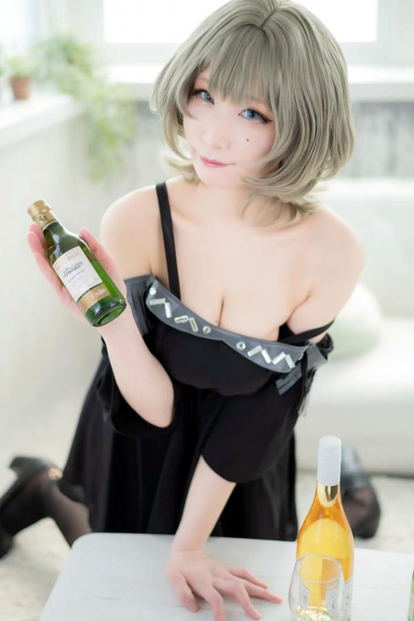    [Cosplay][my suite] Atsuki あつき - suite Blessing 角色扮演写真：清纯短发搭配黑丝蕾丝诱惑，唯美私房摄影风格第59张图片