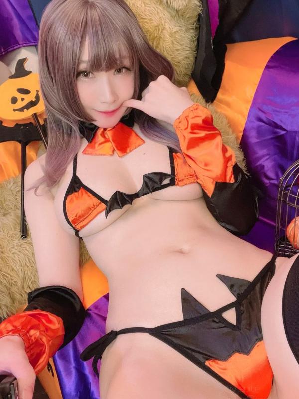    [Cosplay][my suite] Atsuki あつき 万圣节性感私房：甜美娇颜与火辣身材，制服诱惑系列写真第88张图片