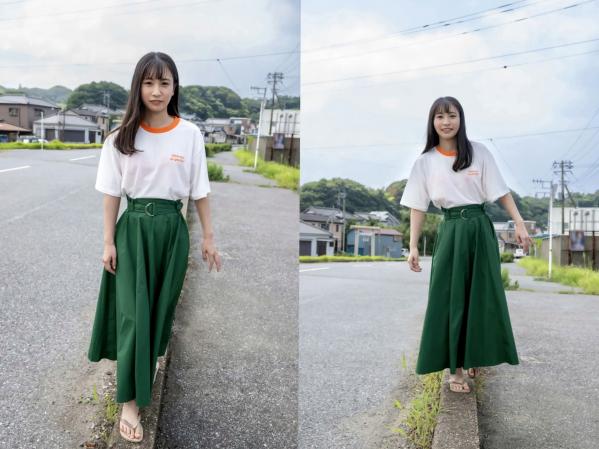    岬野まなつ - 夏季清纯夏日写真，红色比基尼与碎花长裙的灵动邂逅，官方精选写真集第2张图片