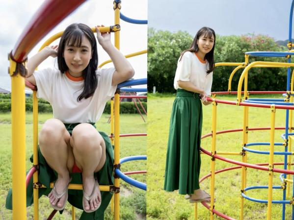    岬野まなつ - 夏季清纯夏日写真，红色比基尼与碎花长裙的灵动邂逅，官方精选写真集第4张图片