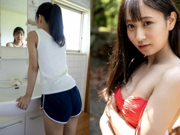    岬野まなつ - 夏季清纯夏日写真，红色比基尼与碎花长裙的灵动邂逅，官方精选写真集第18张图片