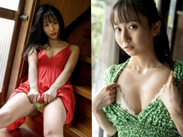    岬野まなつ - 夏季清纯夏日写真，红色比基尼与碎花长裙的灵动邂逅，官方精选写真集第32张图片