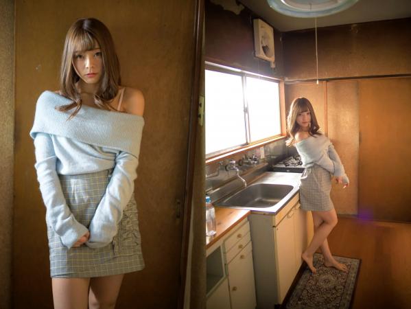    岬あずさ - 美 mikan 感：清纯校园制服户外写真与成熟知性深V诱惑，展现多面迷人魅力第23张图片