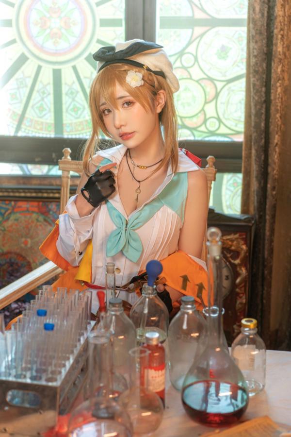    爆机少女喵小吉-Atelier-Ryza-2莱莎炼金工房角色扮演私房摄影，大尺度还原诱惑视觉盛宴第12张图片