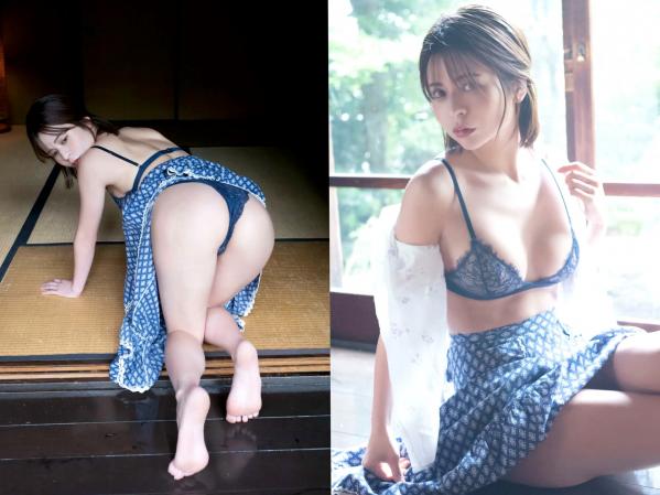    紅羽祐美 - ずるいくらいイイ女(极品和风写真，日式建筑下的性感火红连体衣诱惑)第12张图片