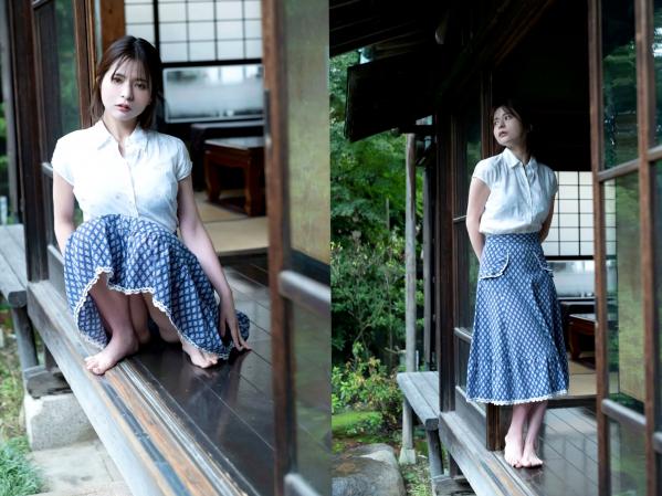    紅羽祐美 - ずるいくらいイイ女(极品和风写真，日式建筑下的性感火红连体衣诱惑)第50张图片