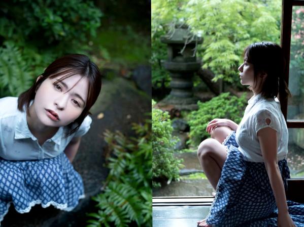    紅羽祐美 - ずるいくらいイイ女(极品和风写真，日式建筑下的性感火红连体衣诱惑)第51张图片