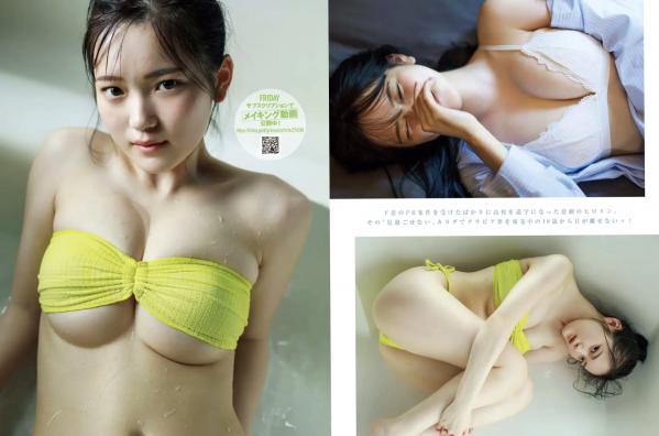   [FRIDAY] 2024.10.11 日本当红美女模特写真：松岛かのん、根本凪上演极致私房居家诱惑第20张图片