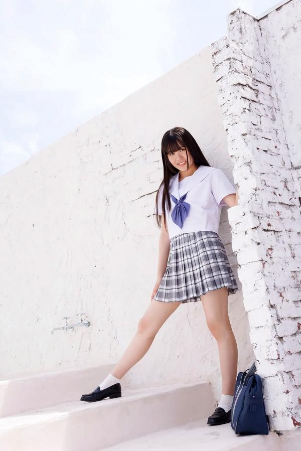    [Minisuka.tv] 大空りま (Rima Ozora) - 清纯校服少女水畔绝美写真 (Regular Gallery Set 5.01)第16张图片