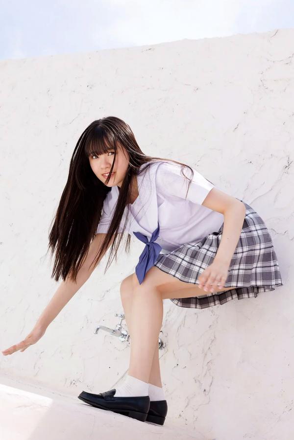    [Minisuka.tv] 大空りま (Rima Ozora) - 清纯校服少女水畔绝美写真 (Regular Gallery Set 5.01)第18张图片