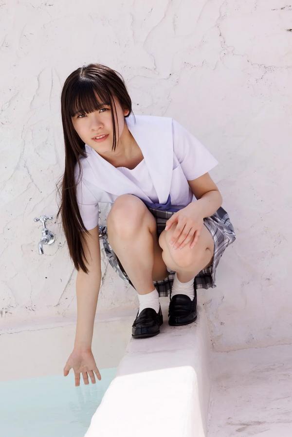    [Minisuka.tv] 大空りま (Rima Ozora) - 清纯校服少女水畔绝美写真 (Regular Gallery Set 5.01)第21张图片