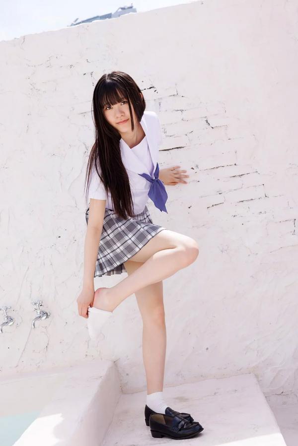    [Minisuka.tv] 大空りま (Rima Ozora) - 清纯校服少女水畔绝美写真 (Regular Gallery Set 5.01)第24张图片