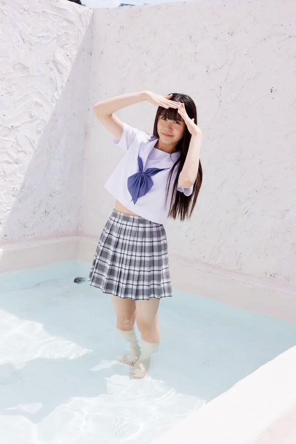    [Minisuka.tv] 大空りま (Rima Ozora) - 清纯校服少女水畔绝美写真 (Regular Gallery Set 5.01)第30张图片