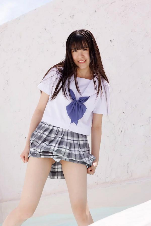    [Minisuka.tv] 大空りま (Rima Ozora) - 清纯校服少女水畔绝美写真 (Regular Gallery Set 5.01)第32张图片