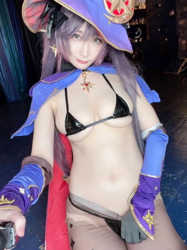    [Cosplay][my suite] Atsuki あつき - 原神莫娜性感Cosplay，极致身材还原角色女神写真集第12张图片