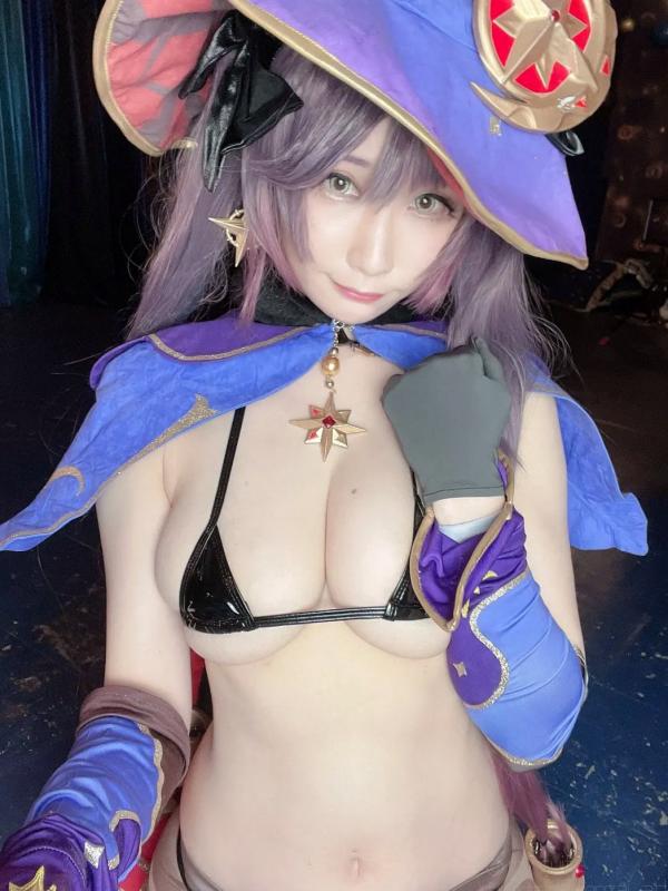    [Cosplay][my suite] Atsuki あつき - 原神莫娜性感Cosplay，极致身材还原角色女神写真集第18张图片