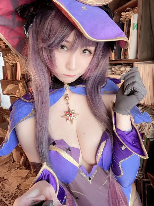    [Cosplay][my suite] Atsuki あつき - 原神莫娜性感Cosplay，极致身材还原角色女神写真集第34张图片