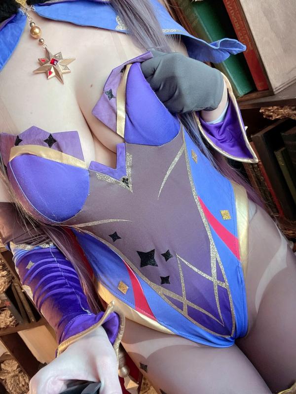    [Cosplay][my suite] Atsuki あつき - 原神莫娜性感Cosplay，极致身材还原角色女神写真集第37张图片