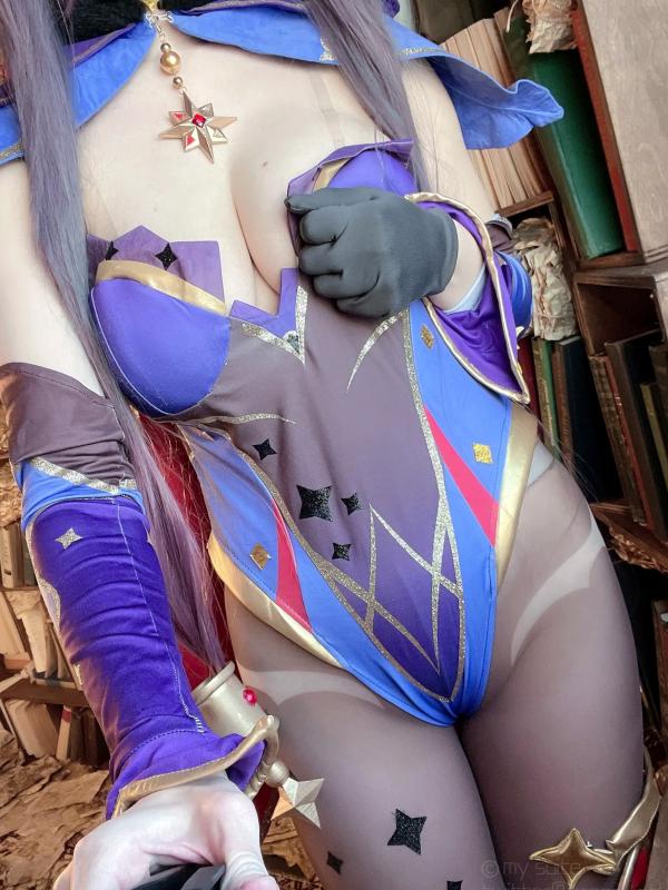    [Cosplay][my suite] Atsuki あつき - 原神莫娜性感Cosplay，极致身材还原角色女神写真集第39张图片