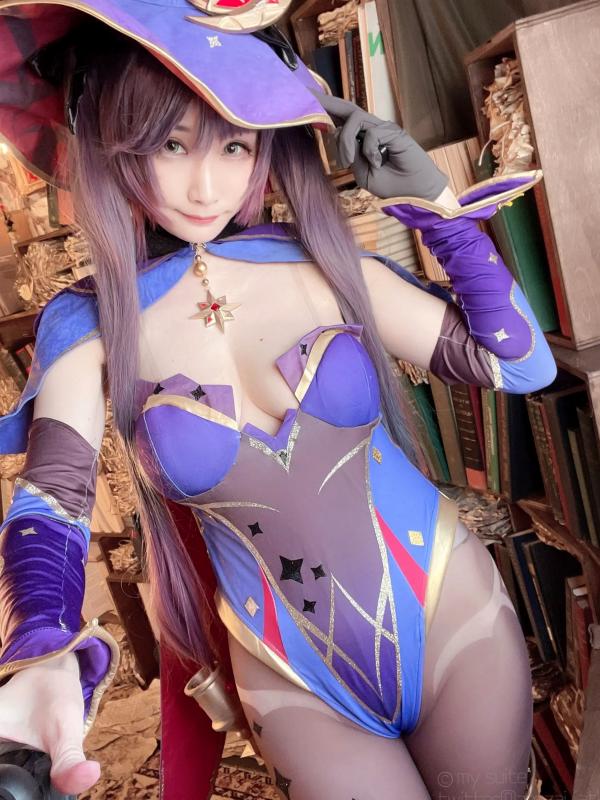    [Cosplay][my suite] Atsuki あつき - 原神莫娜性感Cosplay，极致身材还原角色女神写真集第42张图片