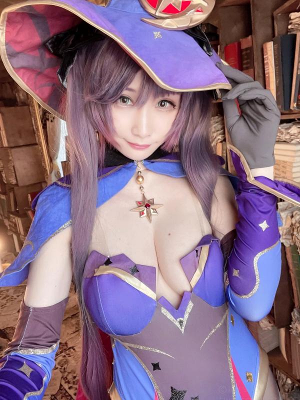    [Cosplay][my suite] Atsuki あつき - 原神莫娜性感Cosplay，极致身材还原角色女神写真集第44张图片