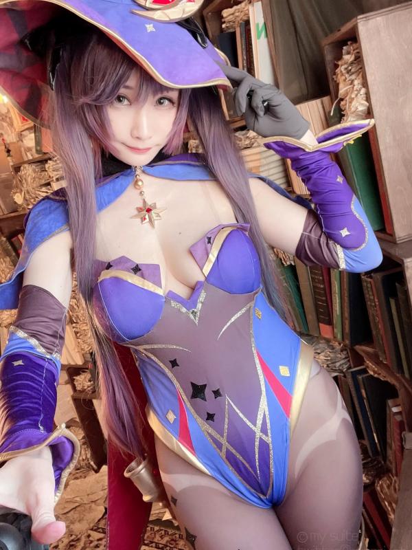    [Cosplay][my suite] Atsuki あつき - 原神莫娜性感Cosplay，极致身材还原角色女神写真集第46张图片