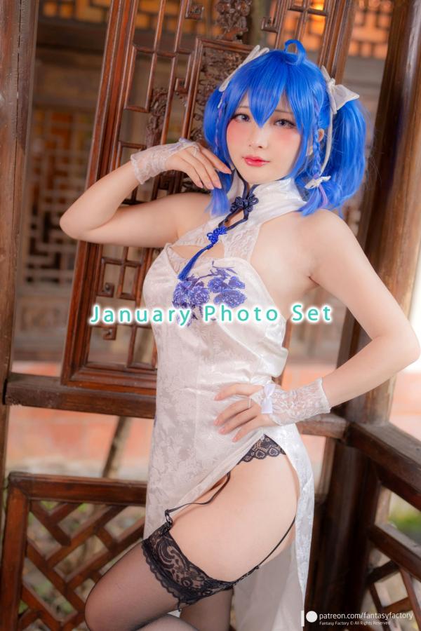    Fantasy-Factory小丁Ding 2023年1月写真系列：绝美狐仙Cosplay与极致束缚诱惑第5张图片
