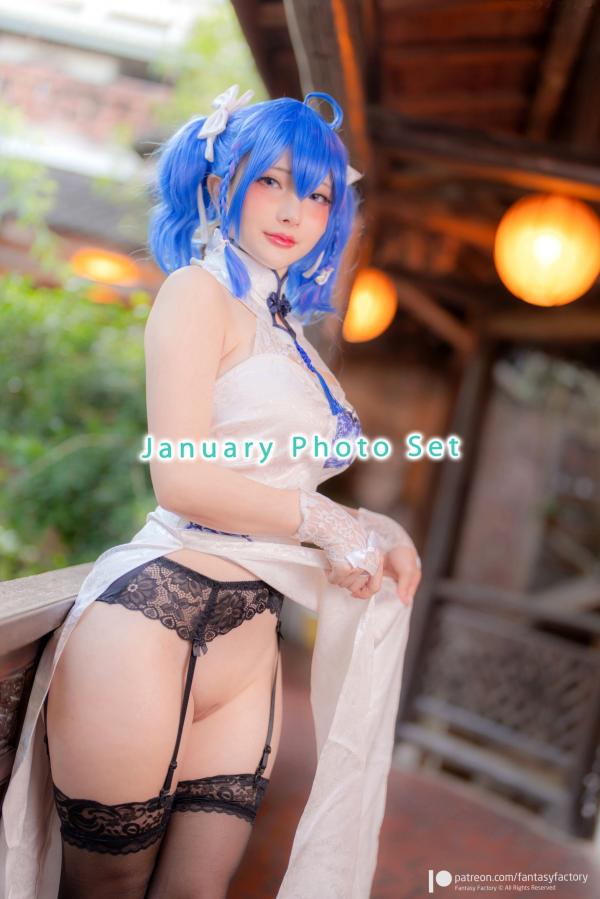    Fantasy-Factory小丁Ding 2023年1月写真系列：绝美狐仙Cosplay与极致束缚诱惑第6张图片