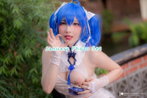    Fantasy-Factory小丁Ding 2023年1月写真系列：绝美狐仙Cosplay与极致束缚诱惑第8张图片