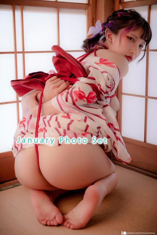    Fantasy-Factory小丁Ding 2023年1月写真系列：绝美狐仙Cosplay与极致束缚诱惑第19张图片