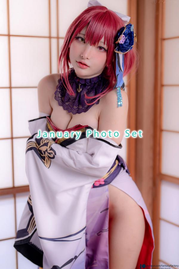    Fantasy-Factory小丁Ding 2023年1月写真系列：绝美狐仙Cosplay与极致束缚诱惑第22张图片