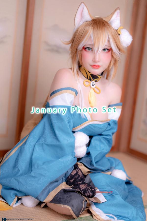    Fantasy-Factory小丁Ding 2023年1月写真系列：绝美狐仙Cosplay与极致束缚诱惑第25张图片