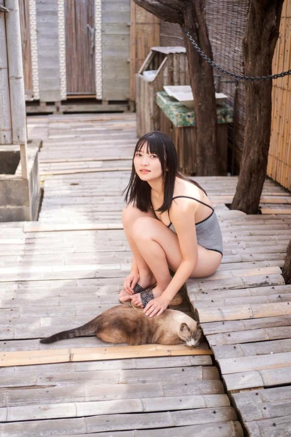    佐山すずか - 週末彼女，清新私房写真，极致童颜巨乳，居家慵懒风格，治愈系性感女神第44张图片