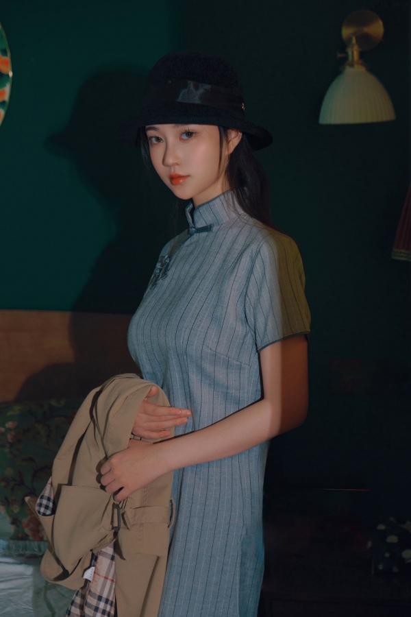 年年Nnian 年年  年年Nnian-海上花：复古旗袍卧室私房写真，极致东方韵味，解锁优雅与性感的致命诱惑第71张图片