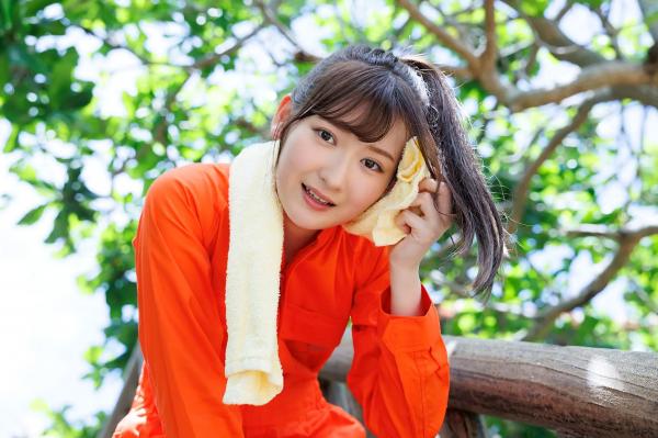    [Minisuka.tv] 近藤あさみ (Asami Kondou) - 户外工装造型，清纯笑容与性感蕾丝比基尼的治愈系福利第7张图片