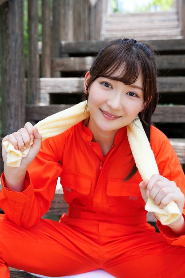    [Minisuka.tv] 近藤あさみ (Asami Kondou) - 户外工装造型，清纯笑容与性感蕾丝比基尼的治愈系福利第17张图片