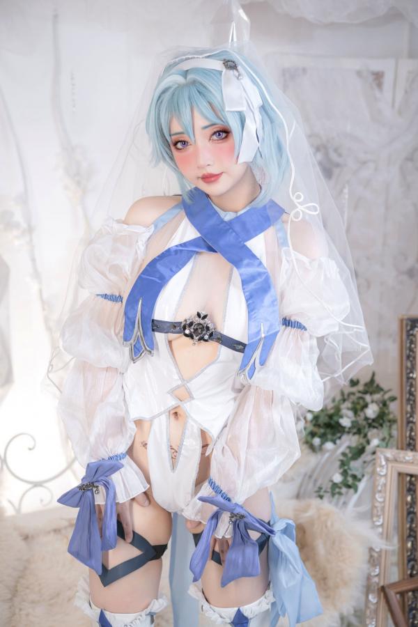    爆机少女喵小吉-12月T3-双子：最强冰雪组合，梦幻角色扮演cosplay冷艳女王极致私房写真第14张图片