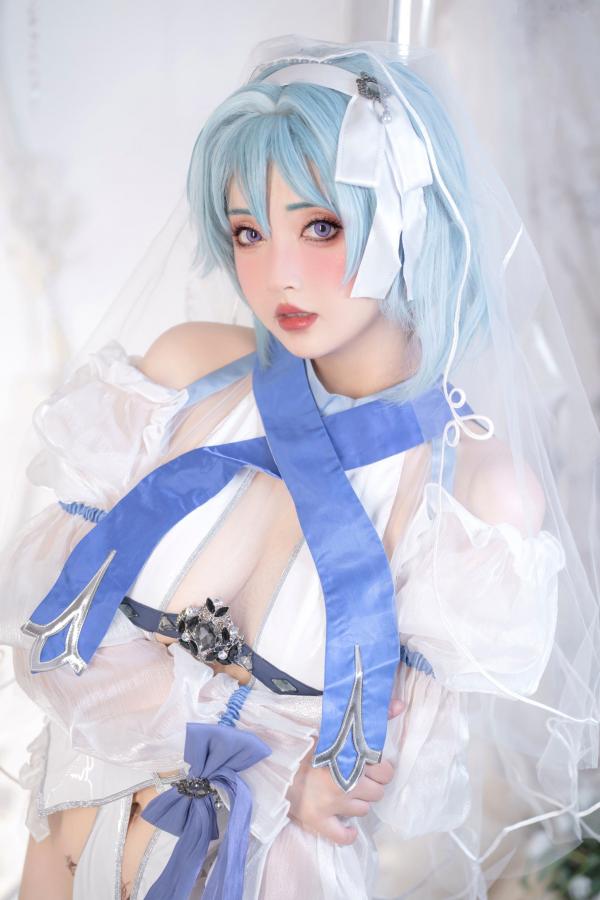   爆机少女喵小吉-12月T3-双子：最强冰雪组合，梦幻角色扮演cosplay冷艳女王极致私房写真第15张图片