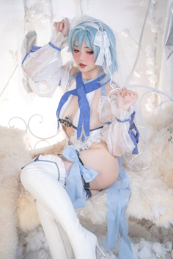    爆机少女喵小吉-12月T3-双子：最强冰雪组合，梦幻角色扮演cosplay冷艳女王极致私房写真第23张图片