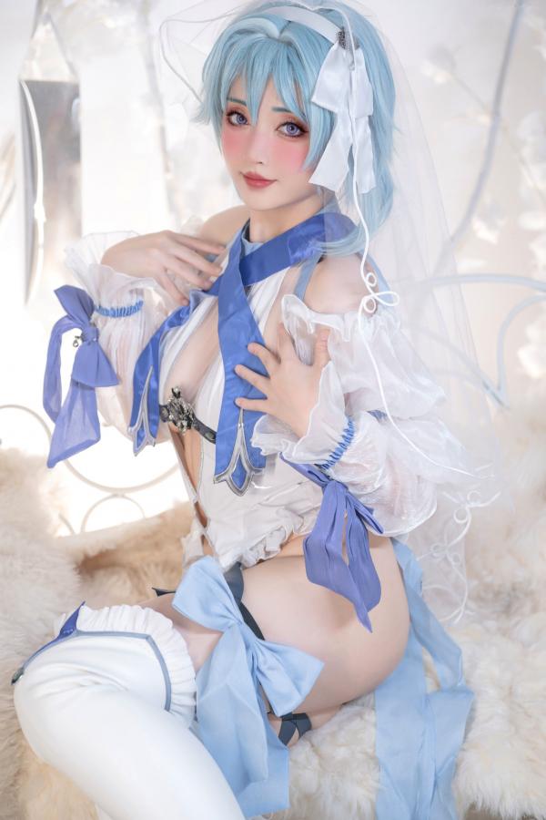    爆机少女喵小吉-12月T3-双子：最强冰雪组合，梦幻角色扮演cosplay冷艳女王极致私房写真第45张图片