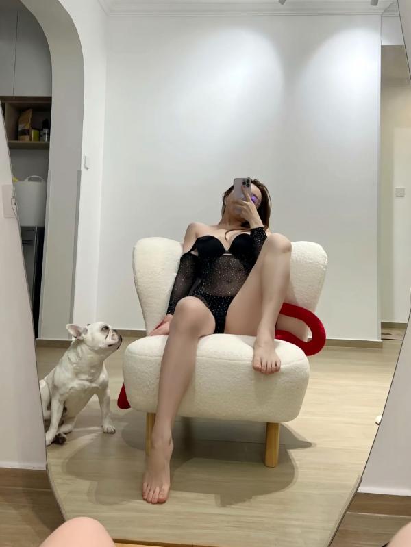    铁锤姐姐 - 维密天使风黑色钻饰渔网连体衣，尽显火辣身材与曼妙私房曲线第6张图片