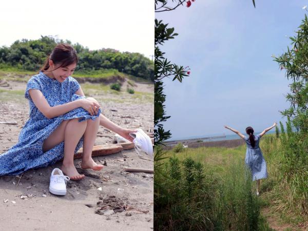   森日菜美 - PROTO STAR，身穿红白和服浴衣温婉动人，户外碎花裙装扮清新自然，展现治愈系灿烂笑容，元气满满的青春美少女写真合集第19张图片