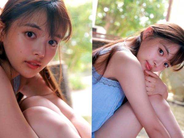    森日菜美 - PROTO STAR，身穿红白和服浴衣温婉动人，户外碎花裙装扮清新自然，展现治愈系灿烂笑容，元气满满的青春美少女写真合集第30张图片