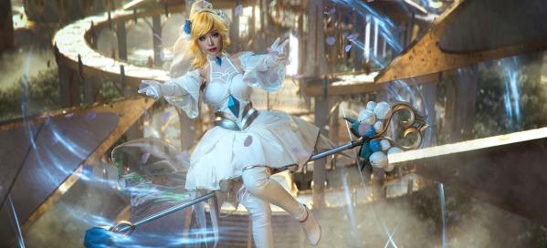    爆机少女喵小吉-水晶玫瑰主题Cosplay大尺度艺术写真，花丛间的梦幻诱惑与极致身材展现第43张图片