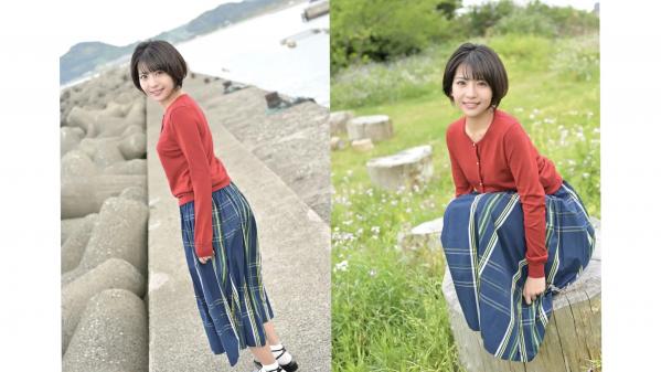    Exciting Girls 佐々木萌香数字写真集vol.1：短发日系纯欲私房，红衣蕾丝诱惑写真第3张图片