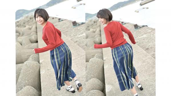    Exciting Girls 佐々木萌香数字写真集vol.1：短发日系纯欲私房，红衣蕾丝诱惑写真第4张图片