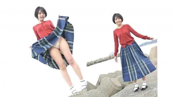    Exciting Girls 佐々木萌香数字写真集vol.1：短发日系纯欲私房，红衣蕾丝诱惑写真第15张图片