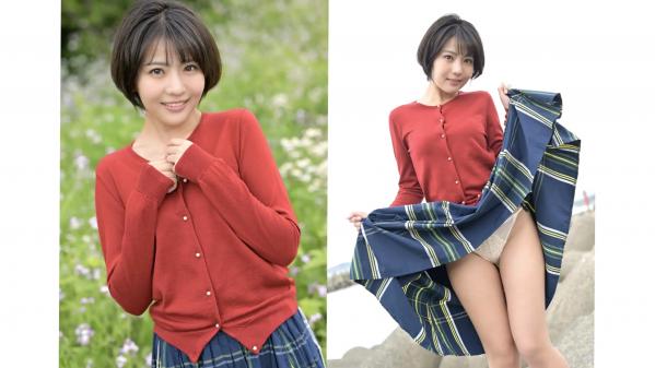    Exciting Girls 佐々木萌香数字写真集vol.1：短发日系纯欲私房，红衣蕾丝诱惑写真第16张图片