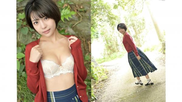    Exciting Girls 佐々木萌香数字写真集vol.1：短发日系纯欲私房，红衣蕾丝诱惑写真第21张图片