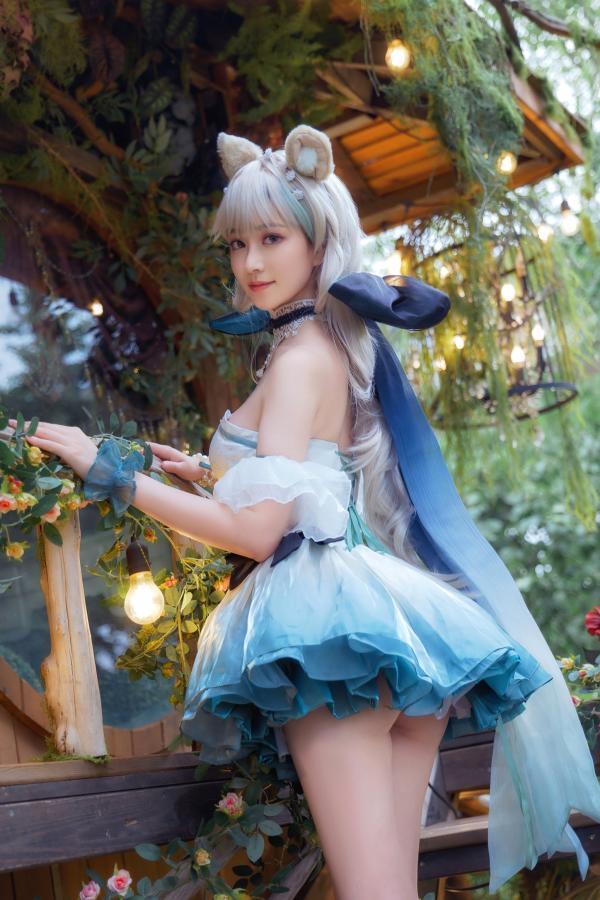    《年年Nnian-琳妮特》森林系猫娘cos白嫩写真，梦幻户外花园女神诱惑撩人私房大片第61张图片